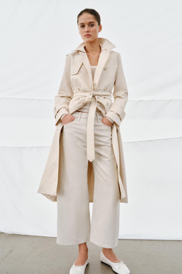 Zara Mid Waist Culottes Jeans