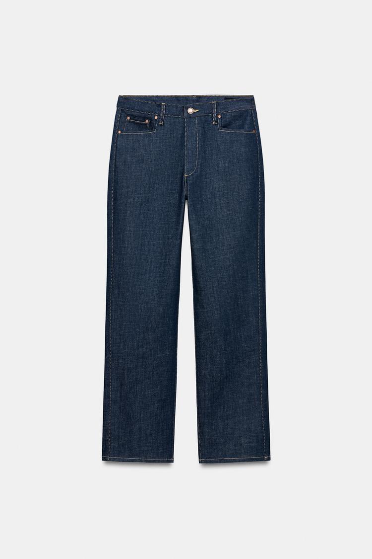 Straight Leg High Waist Jeans