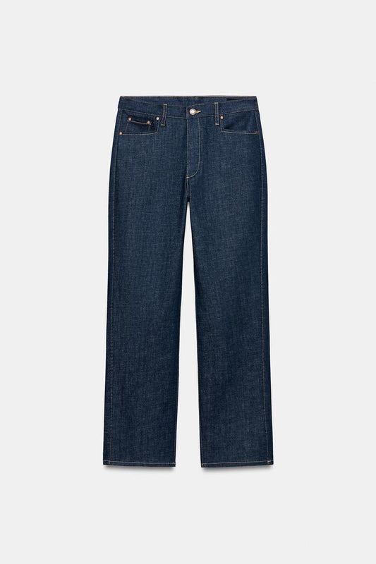 Straight Leg High Waist Jeans