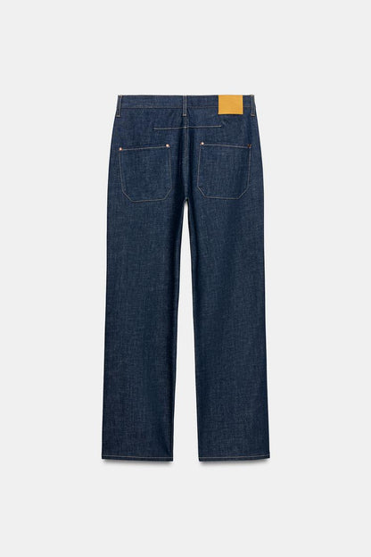 Straight Leg High Waist Jeans
