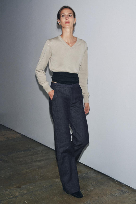 ZW COLLECTION FLARE MID-RISE JEANS