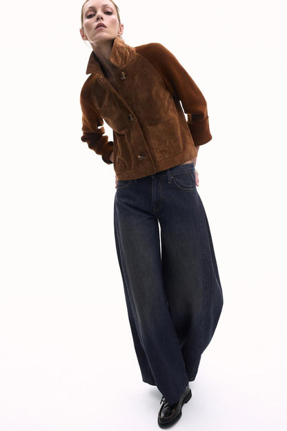 Mid-Waist - Relaxed Fit - Wide Leg Zara Woman