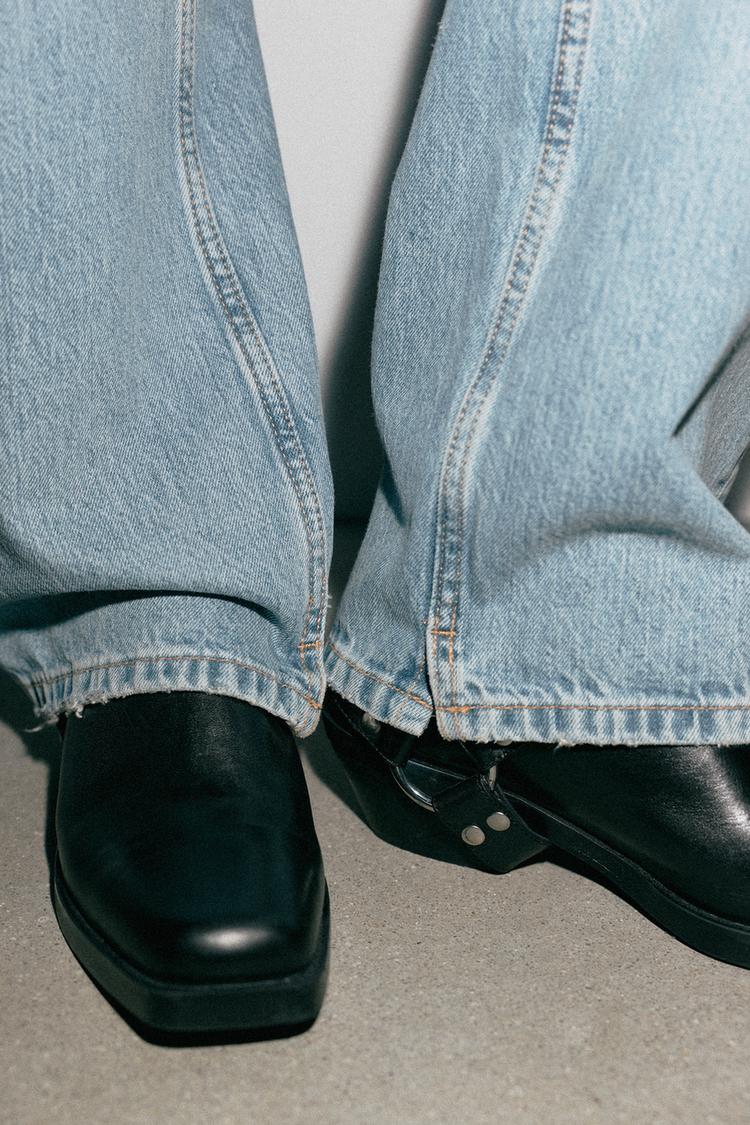 Zara Low Rise Straight Jean