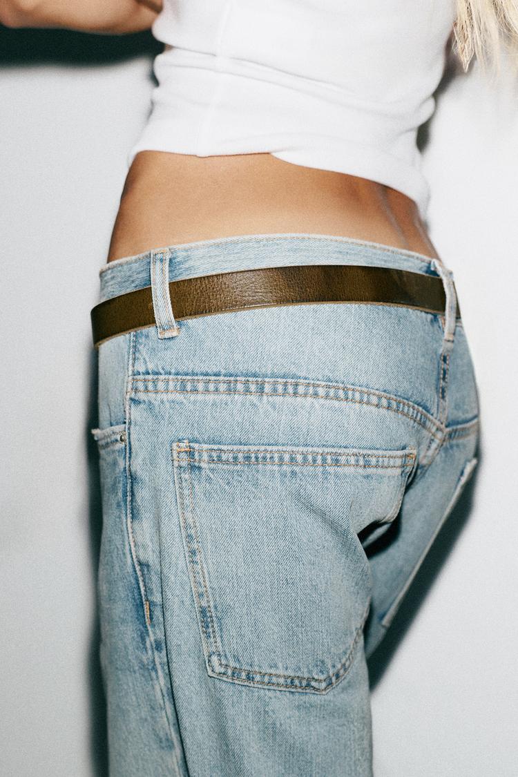 Zara Low Rise Straight Jean