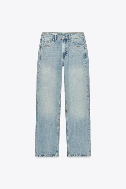 Zara Low Rise Straight Jean