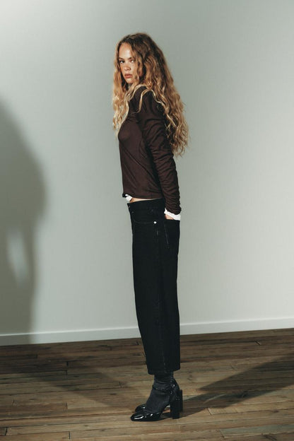 Zara Jean-Jorts Black