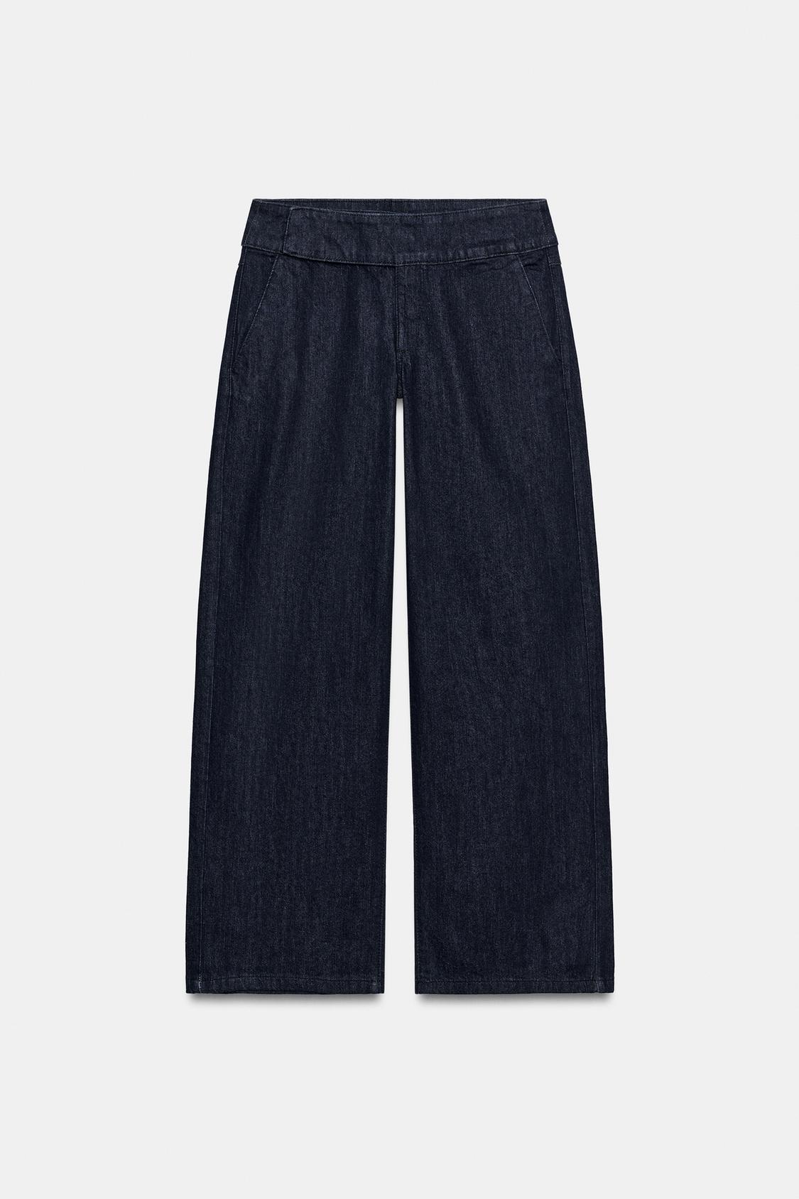 Low Rise Wide Leg Jeans