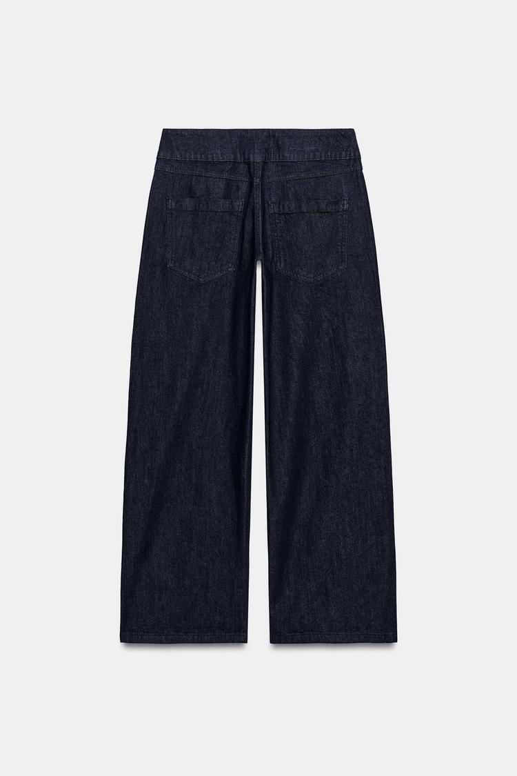 Low Rise Wide Leg Jeans