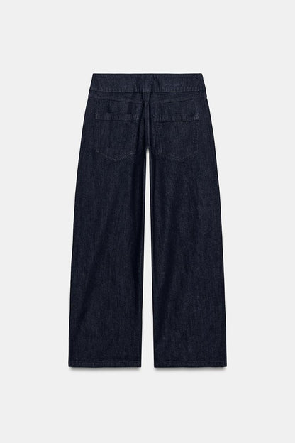 Low Rise Wide Leg Jeans