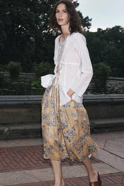 Zara Blouse With Ties