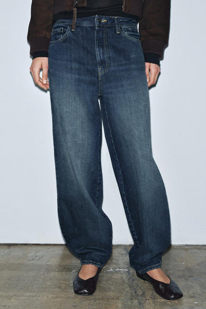 Zara Barrel Mid Waist Jean