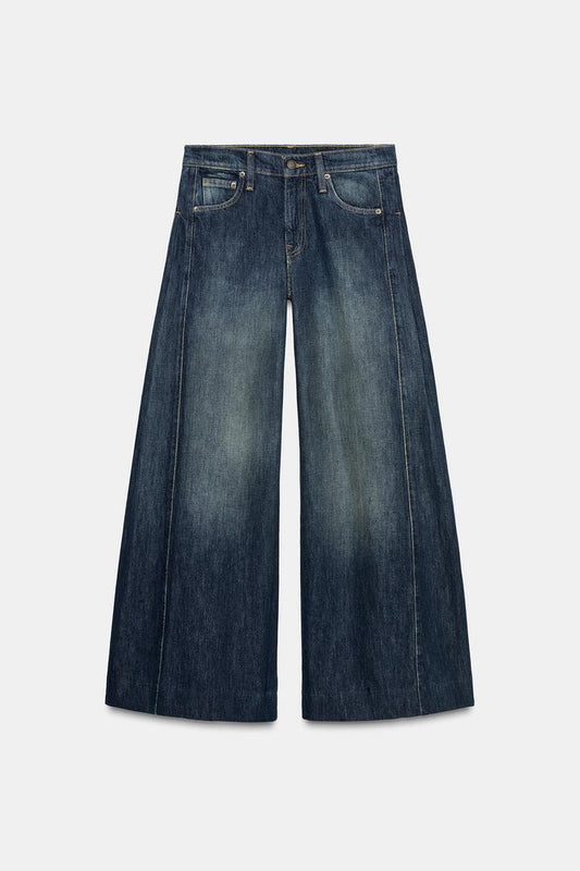 Mid-Waist - Relaxed Fit - Wide Leg Zara Woman