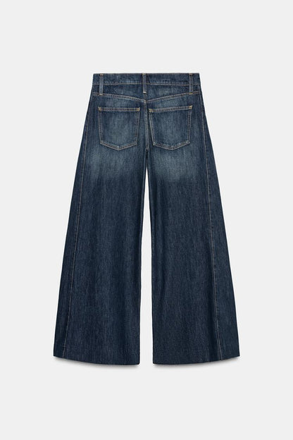 Mid-Waist - Relaxed Fit - Wide Leg Zara Woman