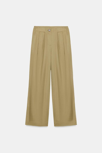 Barrel Trouser With Darts