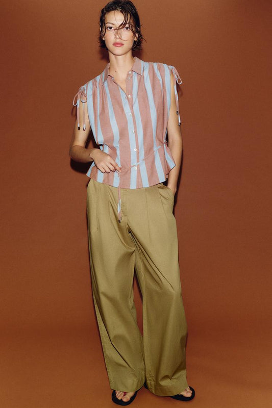 Barrel Trouser With Darts