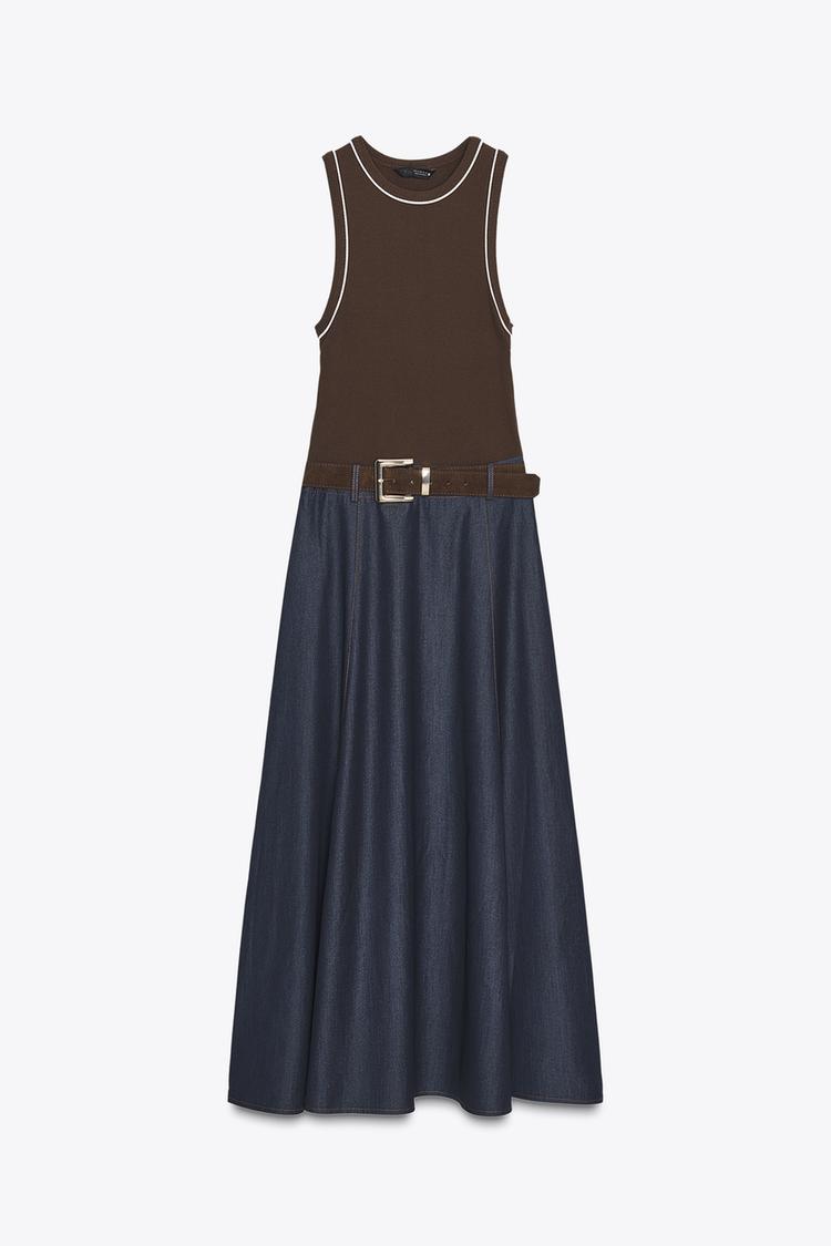 Round Neck Sleeveless Dress