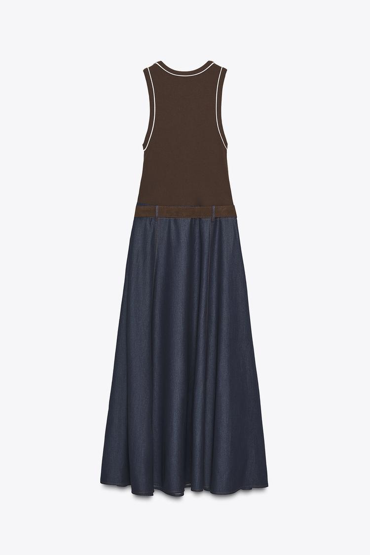Round Neck Sleeveless Dress