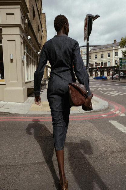 Zara Fitted Denim Dress