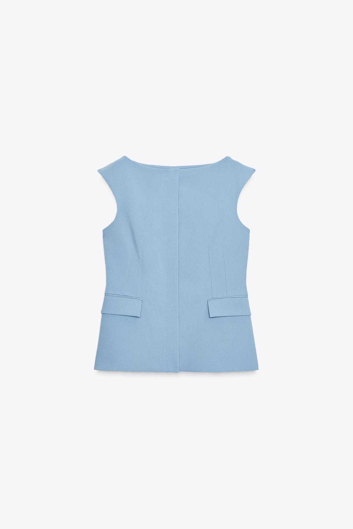 Zara Fitted Waistcoat and Split Hem Trousers Co-Ord Set
