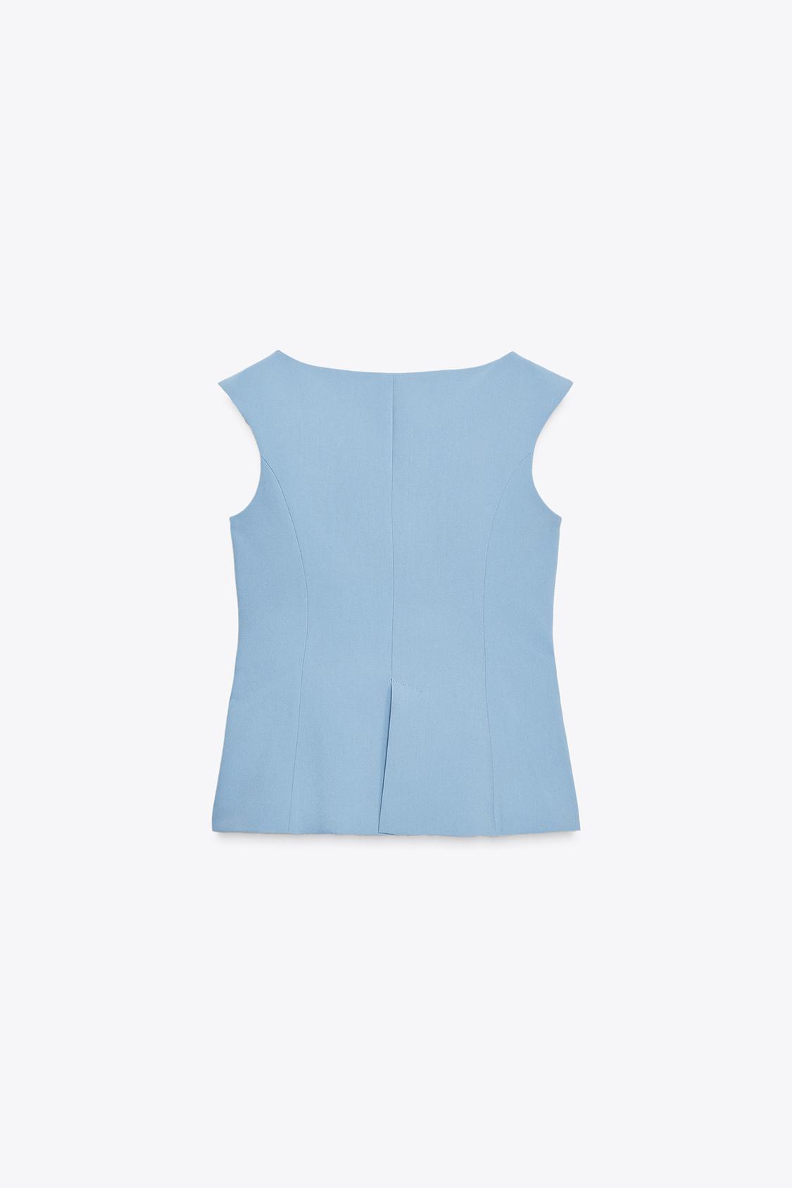 Zara Fitted Waistcoat and Split Hem Trousers Co-Ord Set