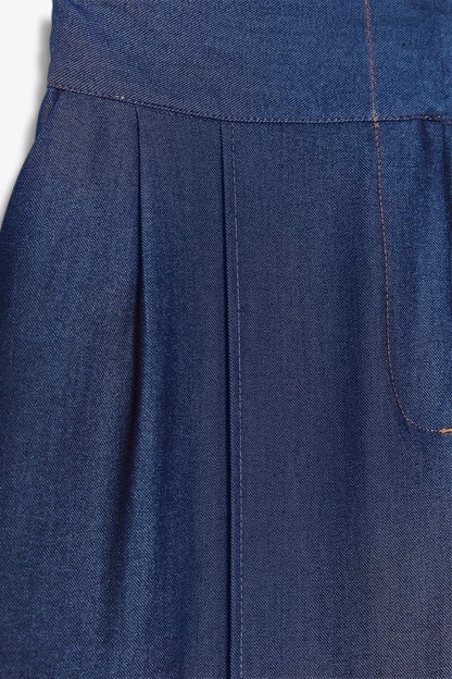 Zara Stitch Wide Leg Trouser
