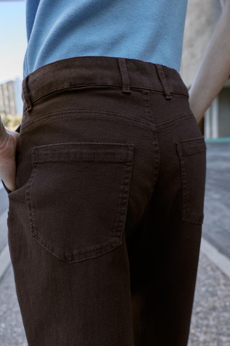 Balloon Trouser With Darts Brown