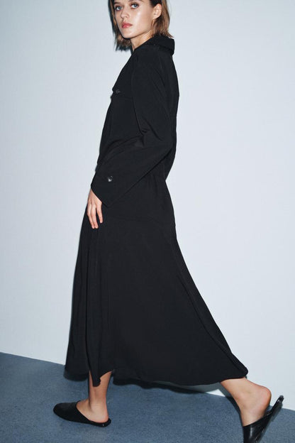 Zara Trench Midi Dress