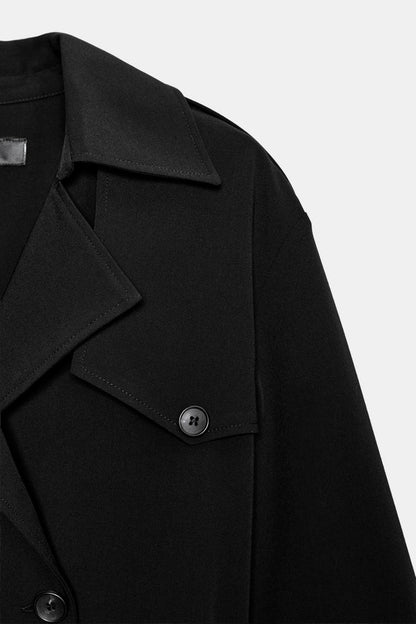 Zara Trench Midi Dress