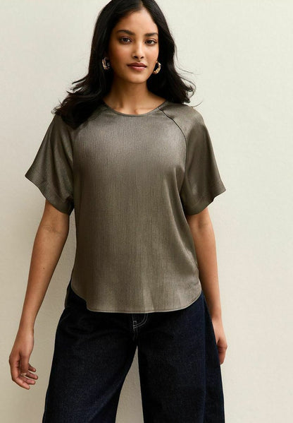 Crew Neck Blouse