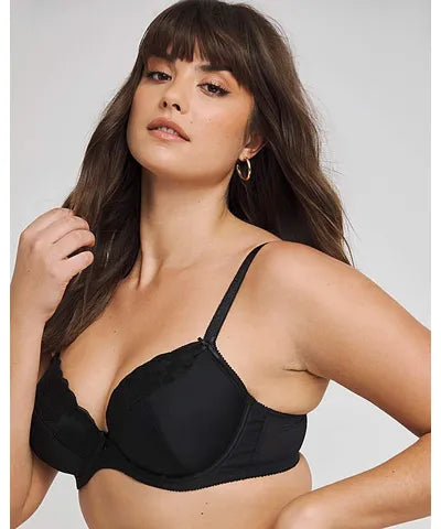 Black Ivy Plunge Bra