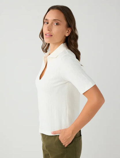 Collar Knitted Shirt - Ercu