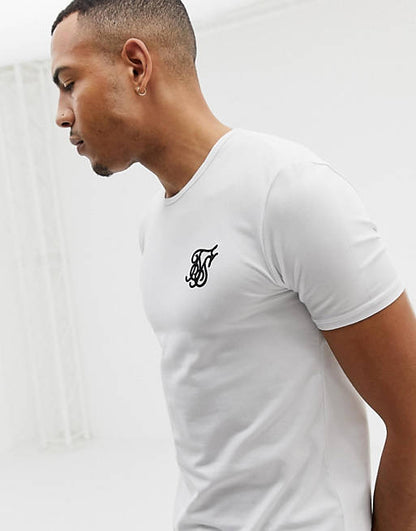 White Short Sleeve Core Gym Tee