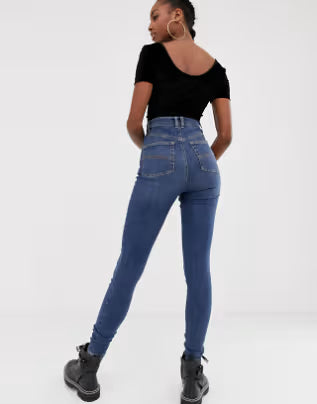 Tall x001 Skinny Jeans In Mid Wash Blue