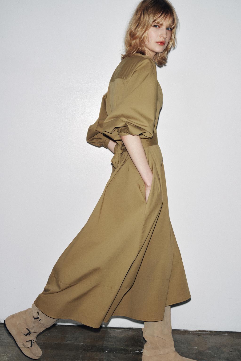 Zara Belted Shirt Dress