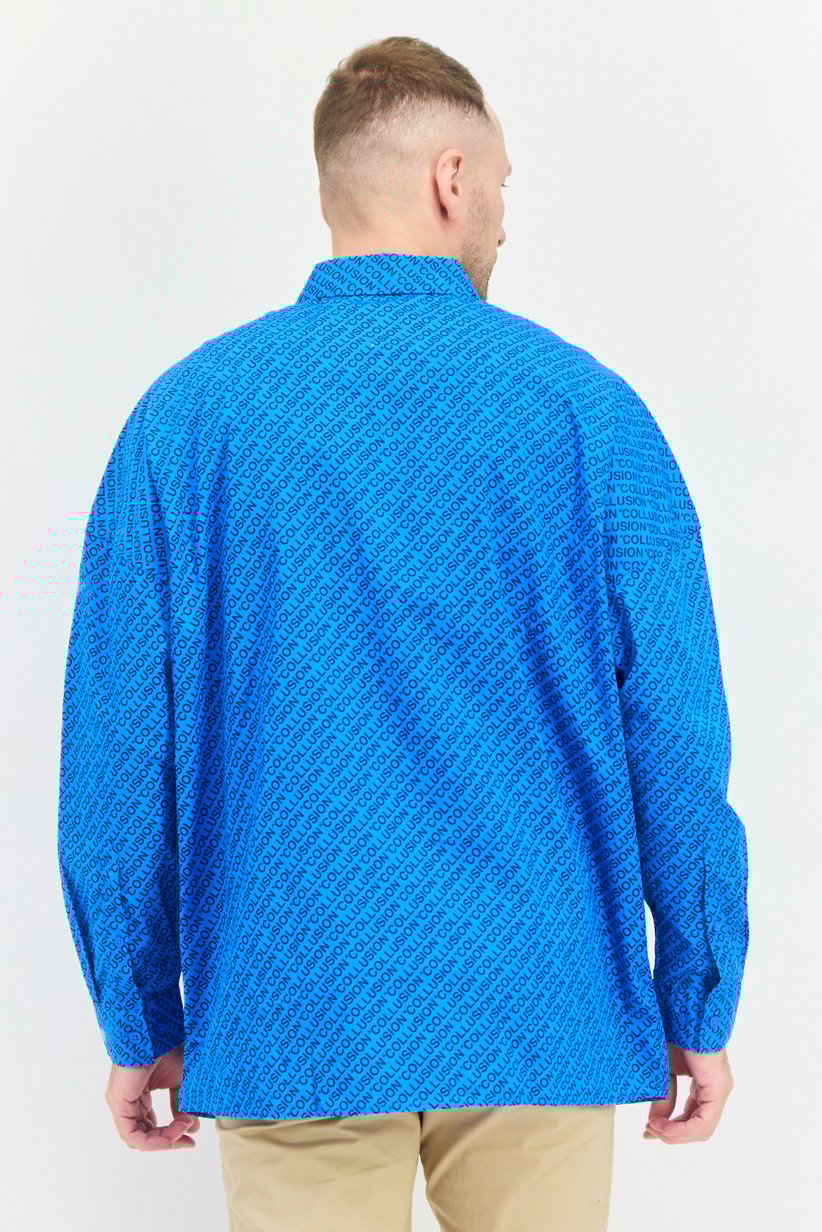 Men Regular Fit Allover Print Long Sleeves Casual Shirt