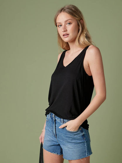Black Slouch Vest