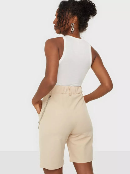 Chain City Short Beige