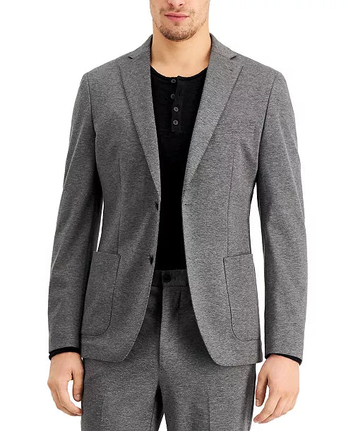 Mens Slim Fit Two Button Blazer Jacket