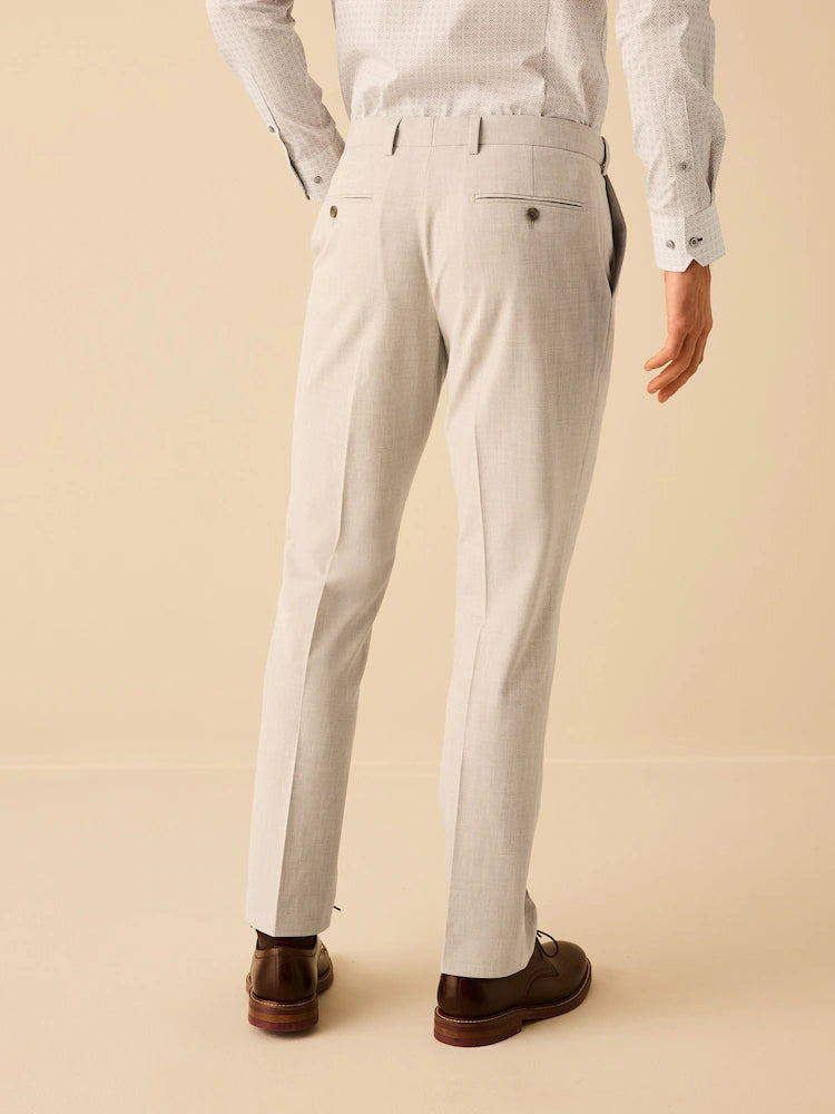 Stone Slim Fit Motionflex Stretch Suit Trousers