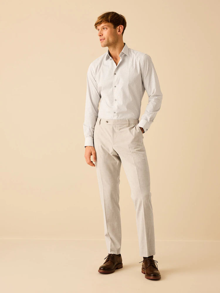 Stone Slim Fit Motionflex Stretch Suit Trousers