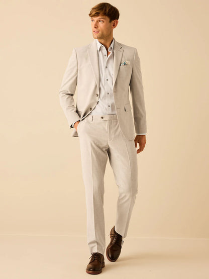 Stone Slim Fit Motionflex Stretch Suit Trousers