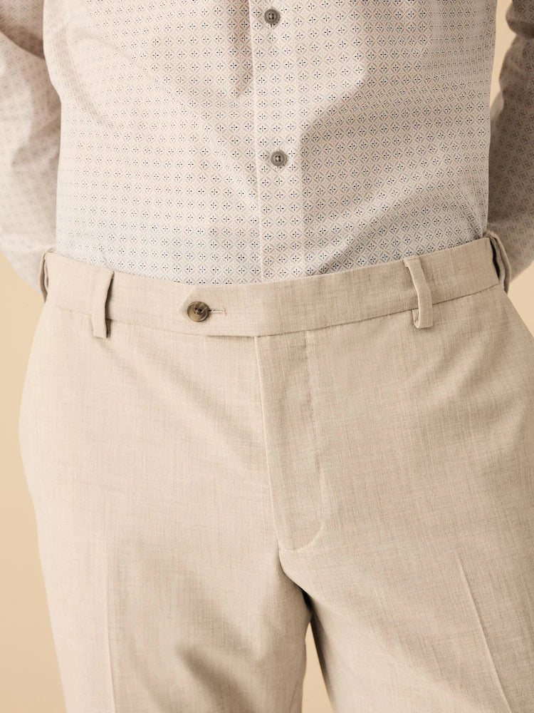 Stone Slim Fit Motionflex Stretch Suit Trousers