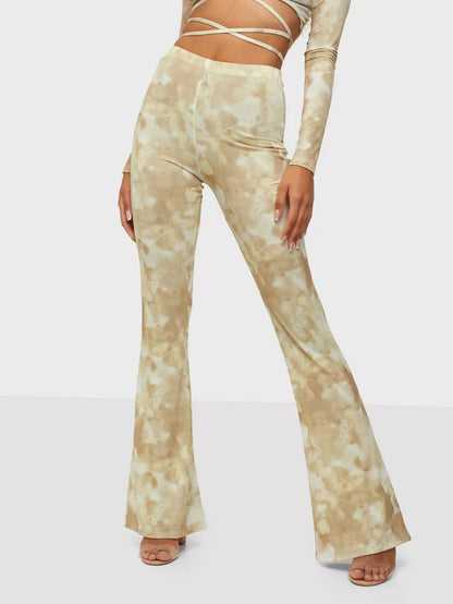 Flared Print Pant