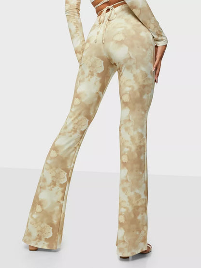 Flared Print Pant