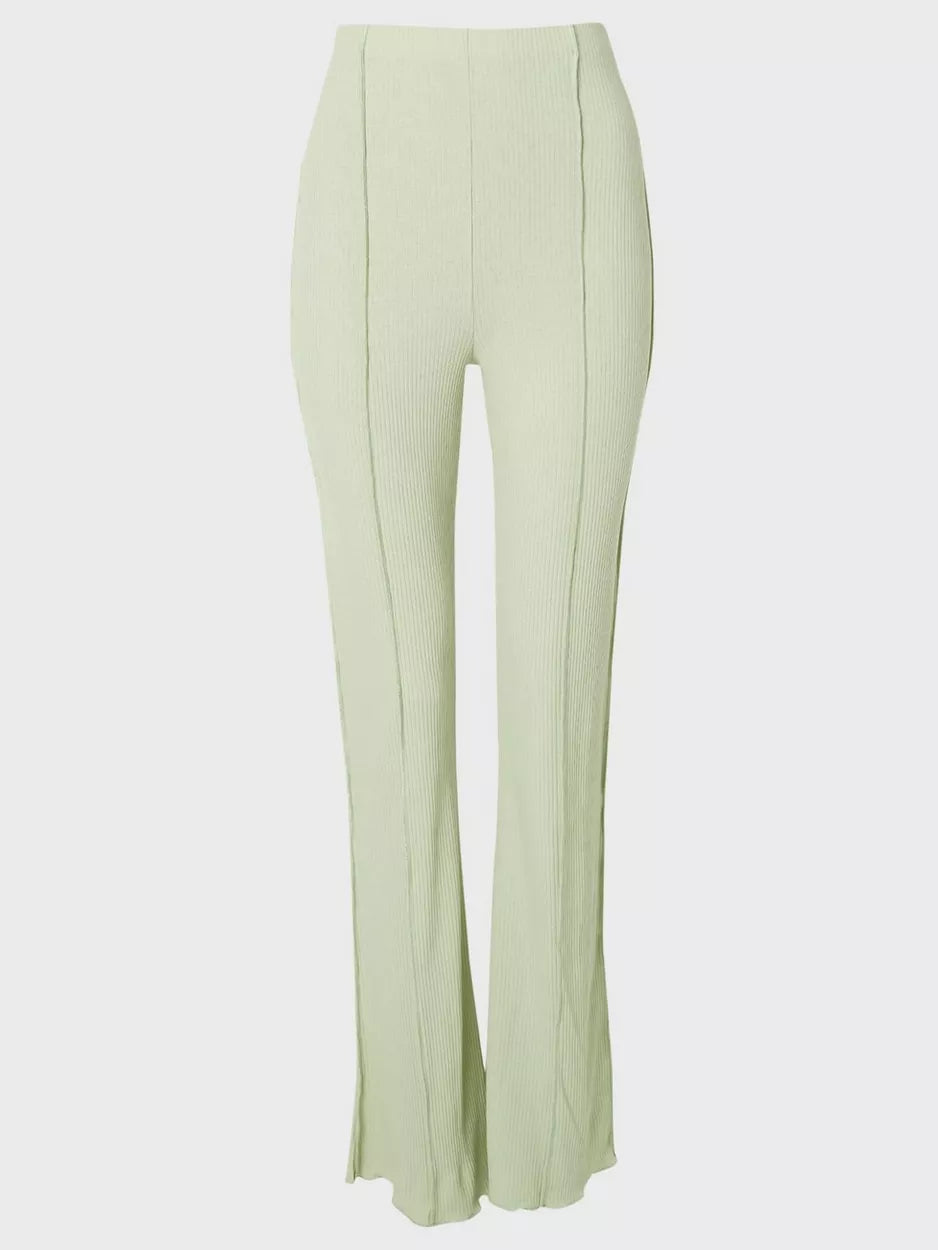 Effortless Seam Pants Light Green