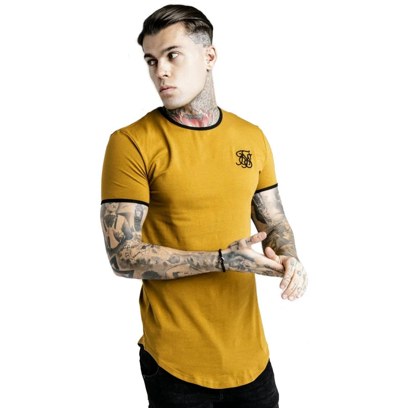 Ringer Gym Tee – Toffee