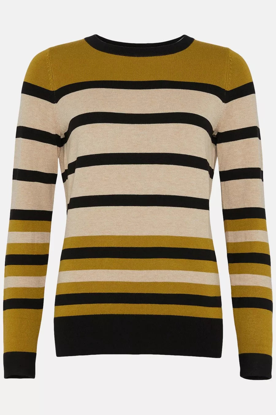 Ochre Striped Flash Jumper