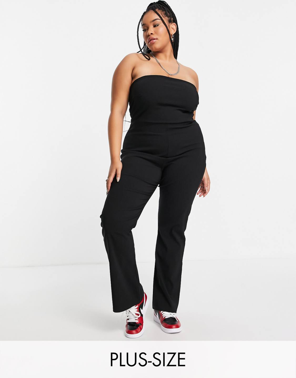 Bandeau Jumpsuit Black