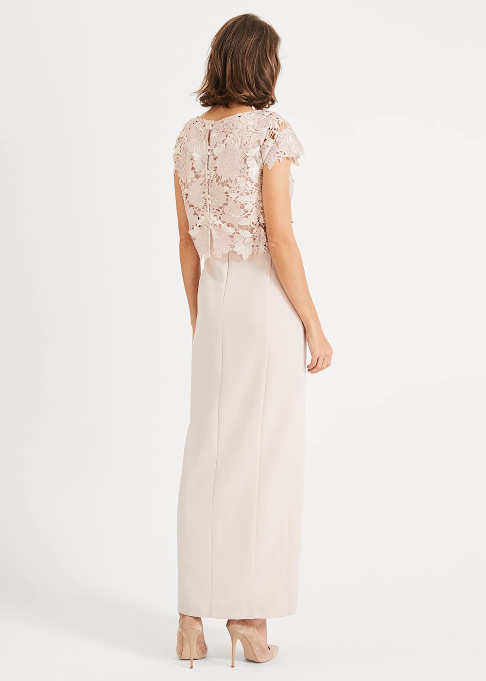 Olivia Lace Bodice Maxi Dress