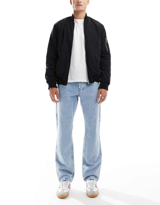 Onsedge Straight Light Blue Denim